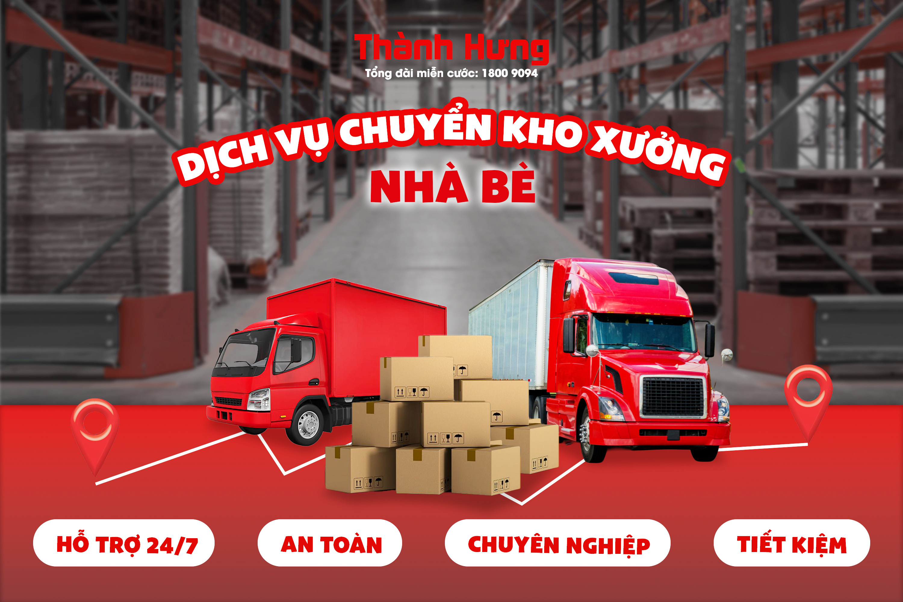 Dịch vụ chuyển kho xưởng Nhà Bè trọn gói