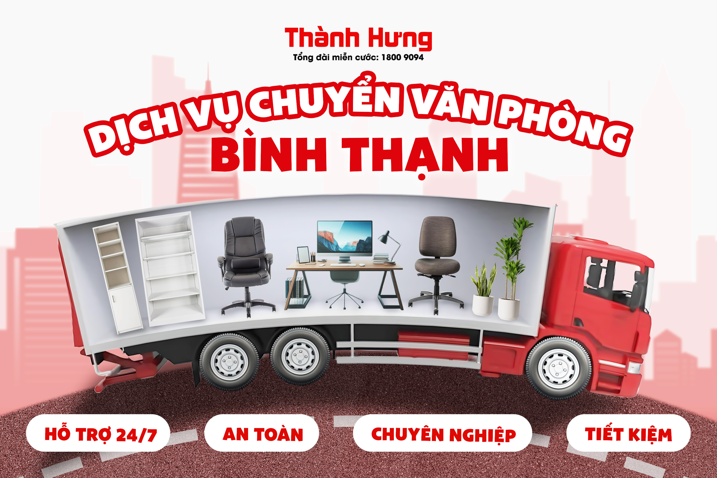 chuyển văn phòng trọn gói Bình Thạnh