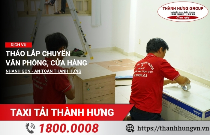 Dịch vụ tháo lắp chuyển văn phòng, cửa hàng